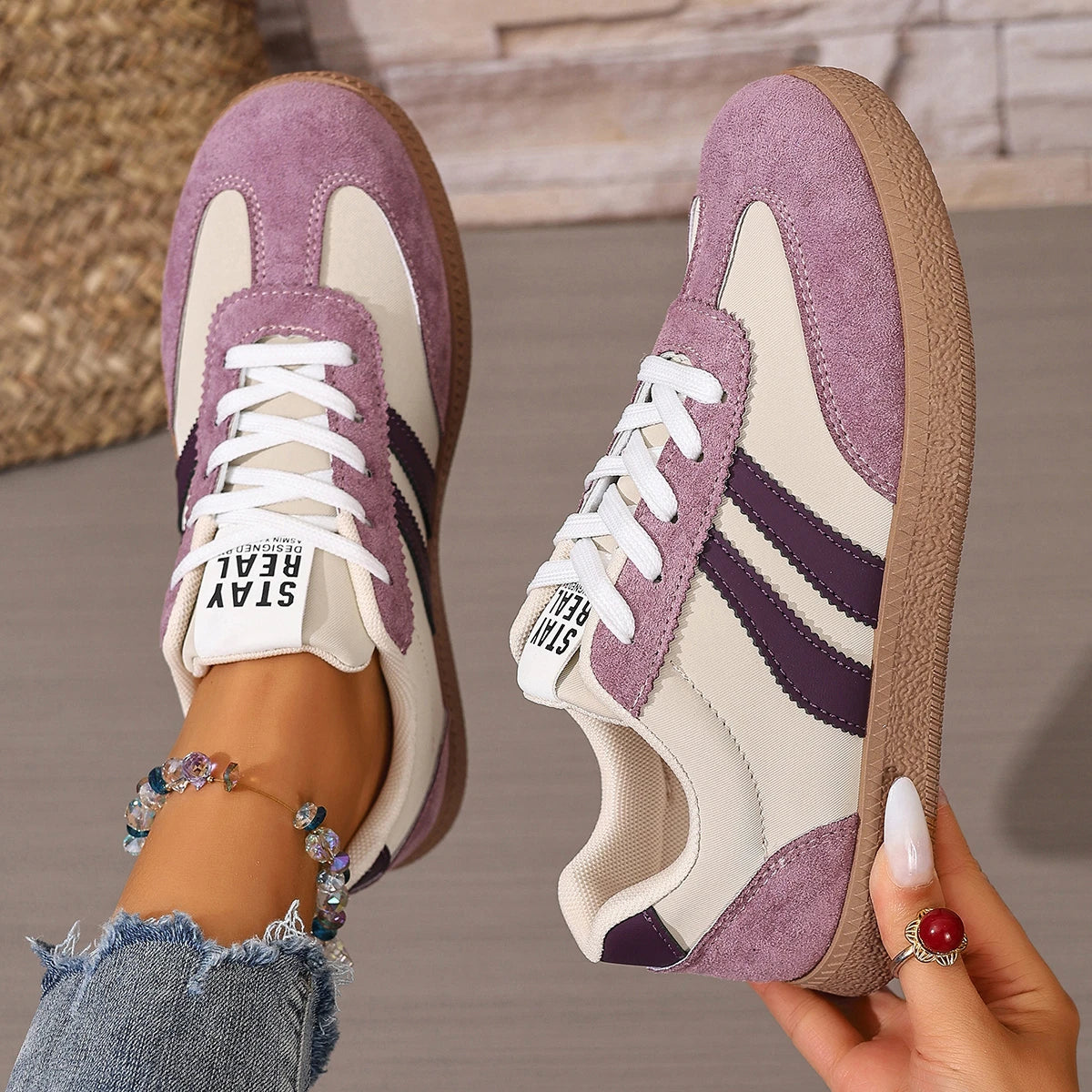 נעלי סניקרס קלילות 3 צבעים שונים דגם מישל